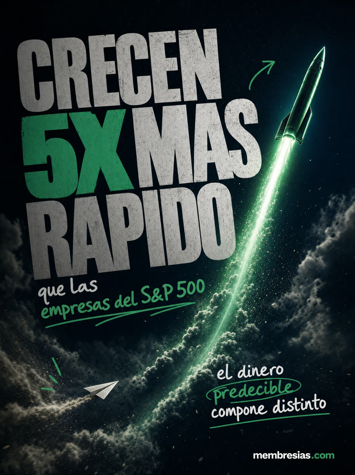 Flyer membresías · crecen 5x